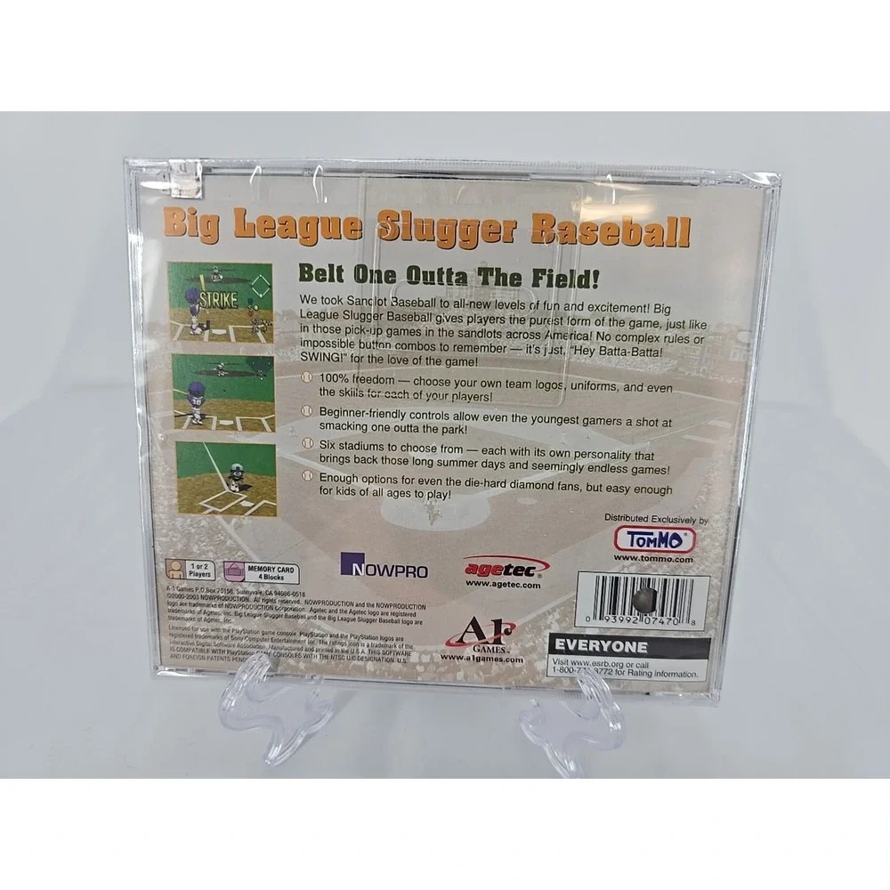 Big League Slugger Baseball PS (Brand New Factory Sealed US Version) Playstation